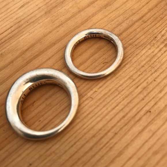 All Blues “Fat Snake” Ring Set of 2